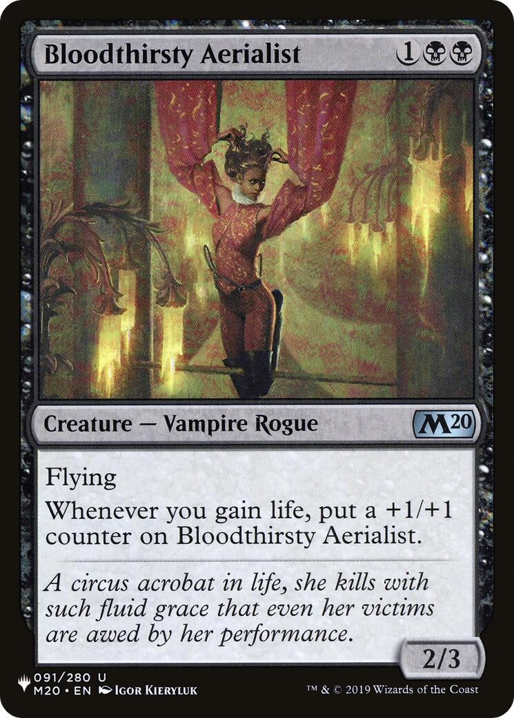 Image for Bloodthirsty Aerialist (091/280) (The List Reprints) - Magic: The Gathering