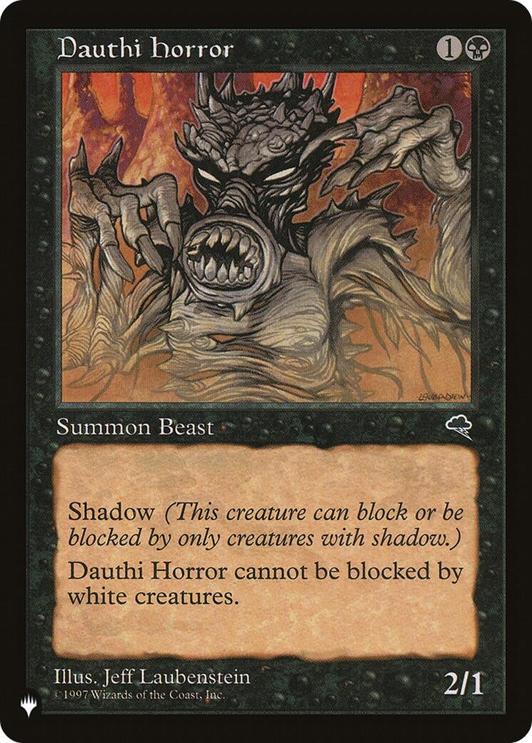 Image for Dauthi Horror (The List Reprints) - Magic: The Gathering