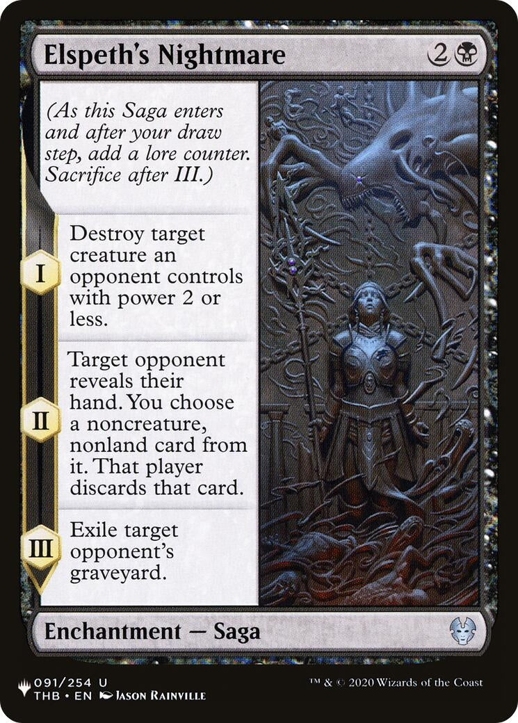 Image for Elspeth's Nightmare (091/254) (The List Reprints) - Magic: The Gathering