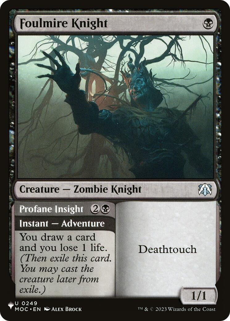 Image for Foulmire Knight (MOC) (0249) (The List Reprints) - Magic: The Gathering
