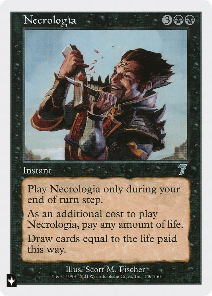 Image for Necrologia (149/350) (The List Reprints) - Magic: The Gathering