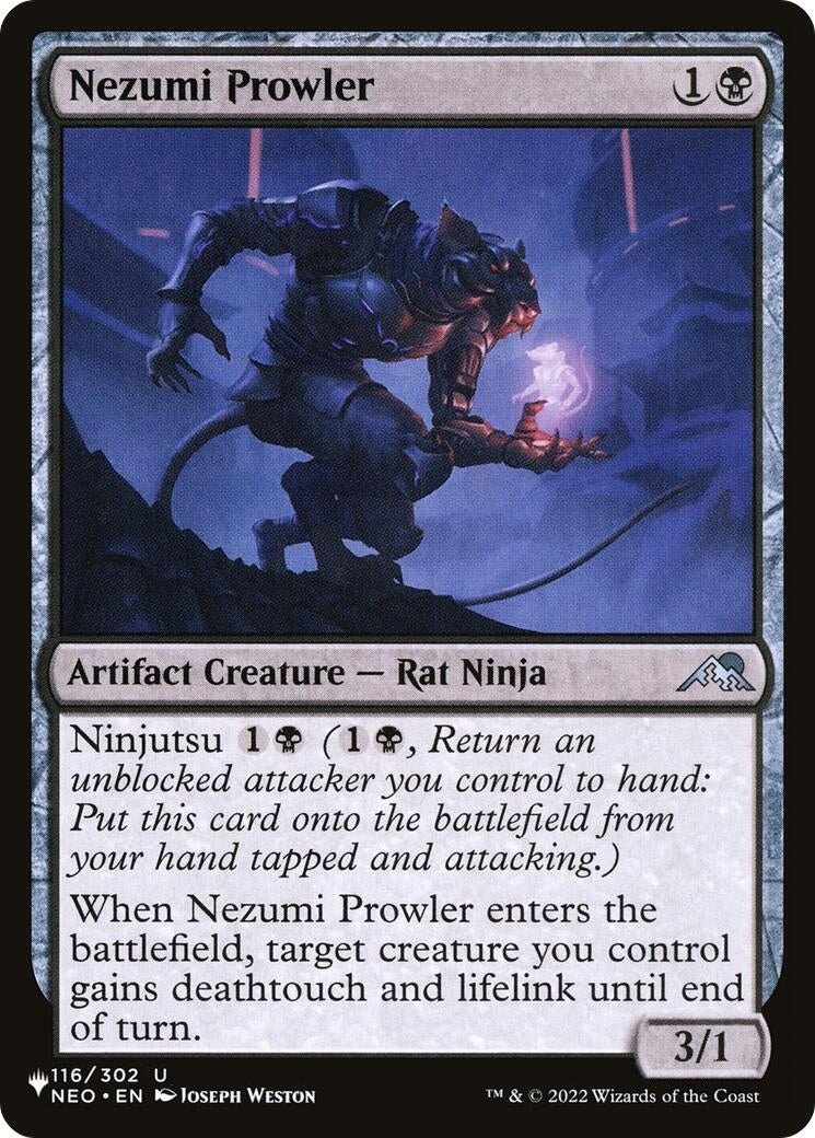 Image for Nezumi Prowler (116/302) (The List Reprints) - Magic: The Gathering