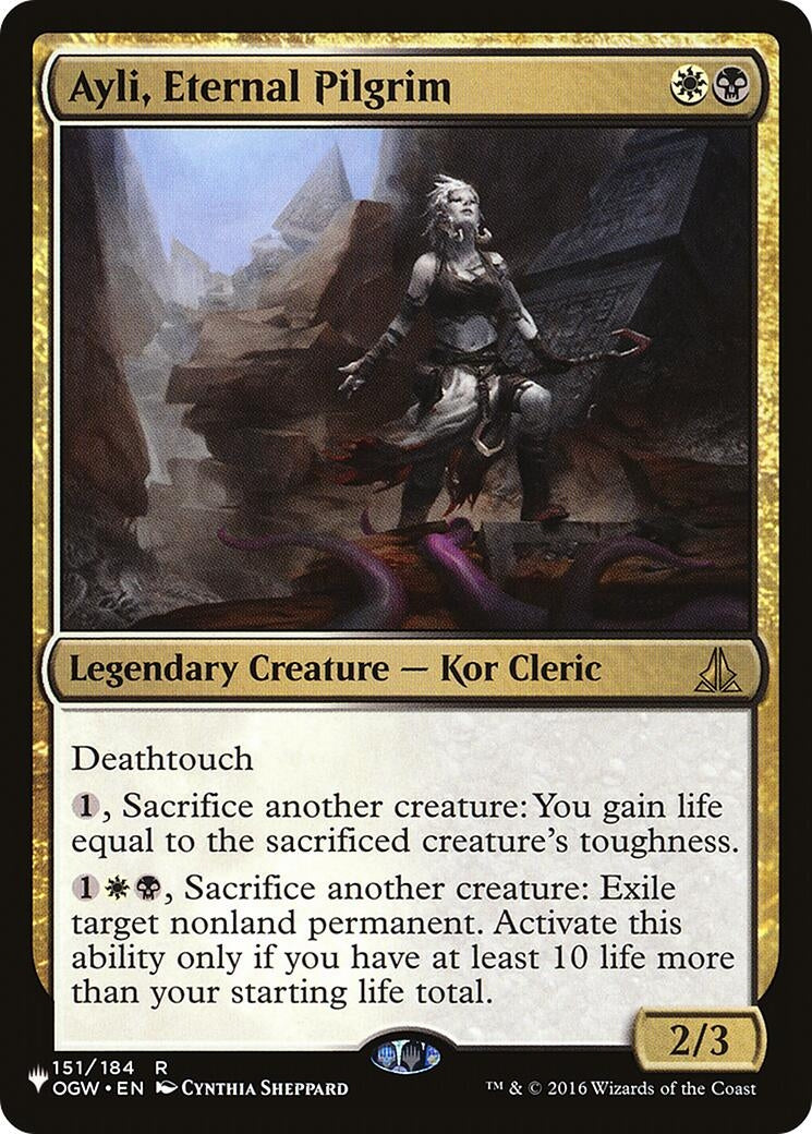 Image for Ayli, Eternal Pilgrim (151/184) (The List Reprints) - Magic: The Gathering