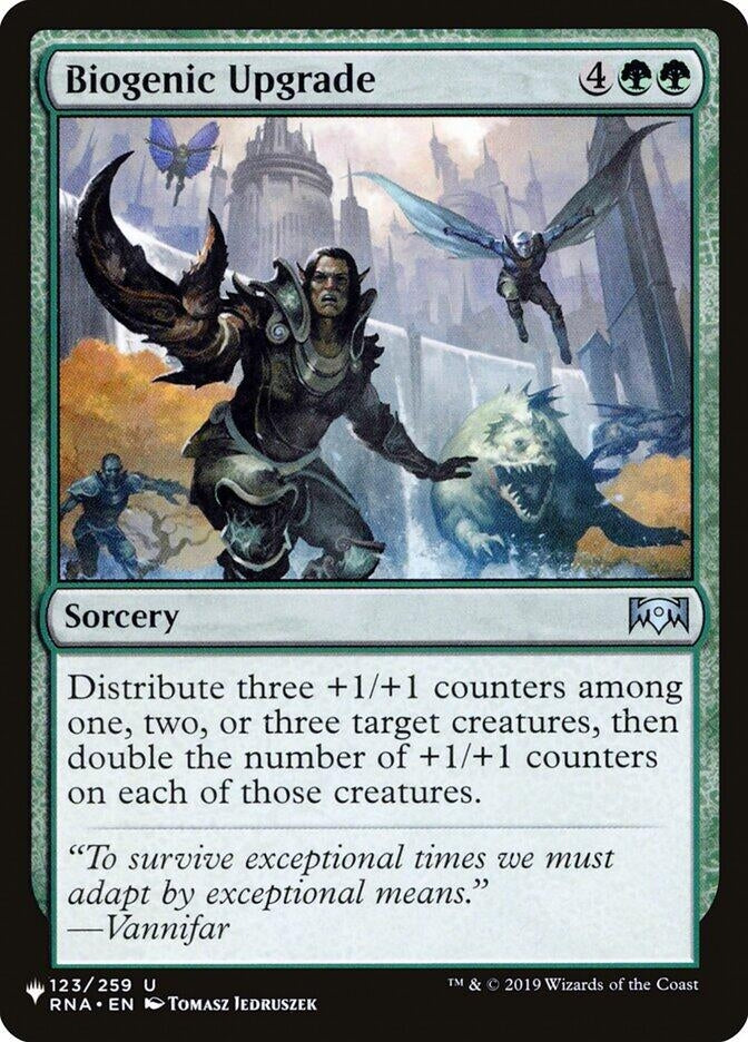 Image for Biogenic Upgrade (123/259) (The List Reprints) - Magic: The Gathering