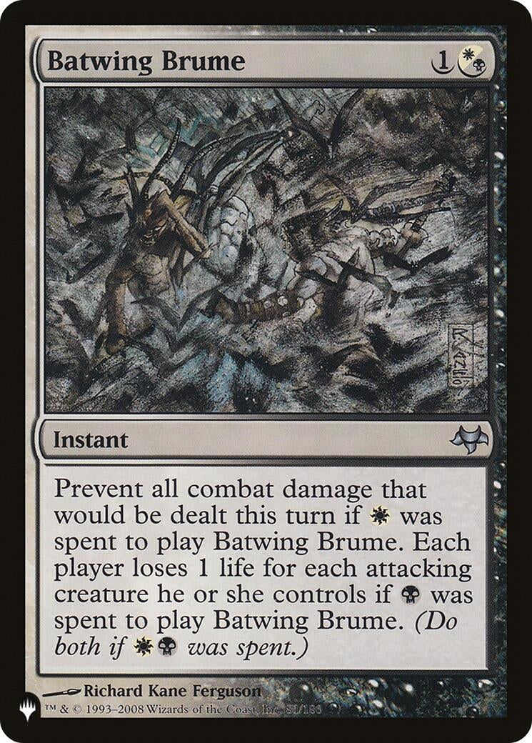 Image for Batwing Brume (81/180) (The List Reprints) - Magic: The Gathering