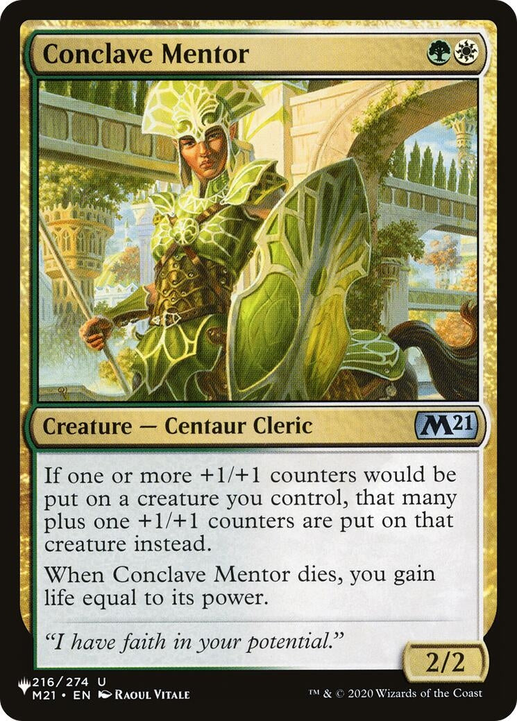 Image for Conclave Mentor (216/274) (The List Reprints) - Magic: The Gathering