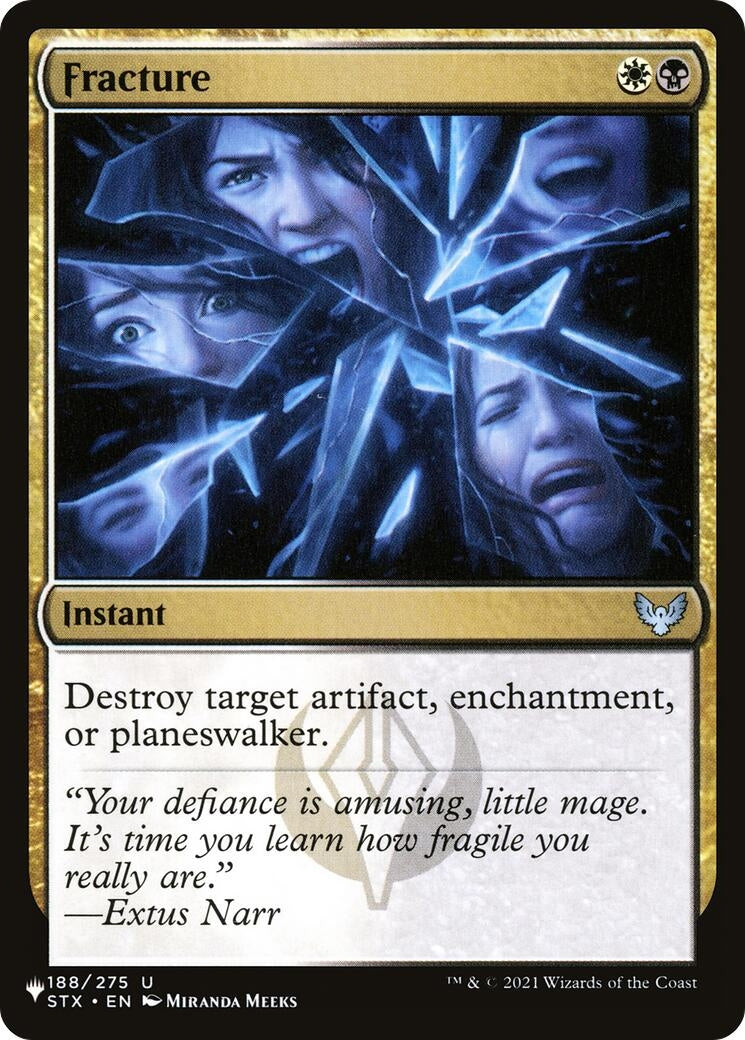 Image for Fracture (188/275) (The List Reprints) - Magic: The Gathering