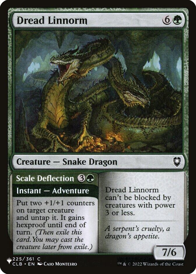 Image for Dread Linnorm (225/361) (The List Reprints) - Magic: The Gathering
