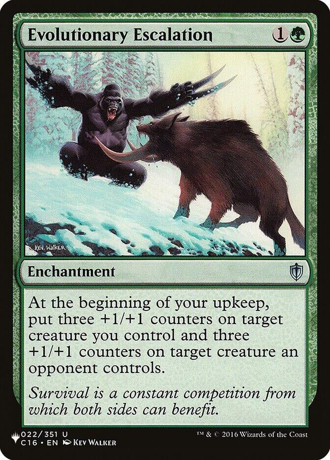 Image for Evolutionary Escalation (022/351) (The List Reprints) - Magic: The Gathering