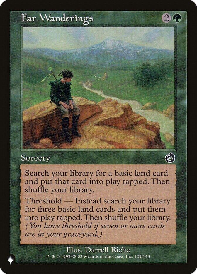Image for Far Wanderings (125/143) (The List Reprints) - Magic: The Gathering