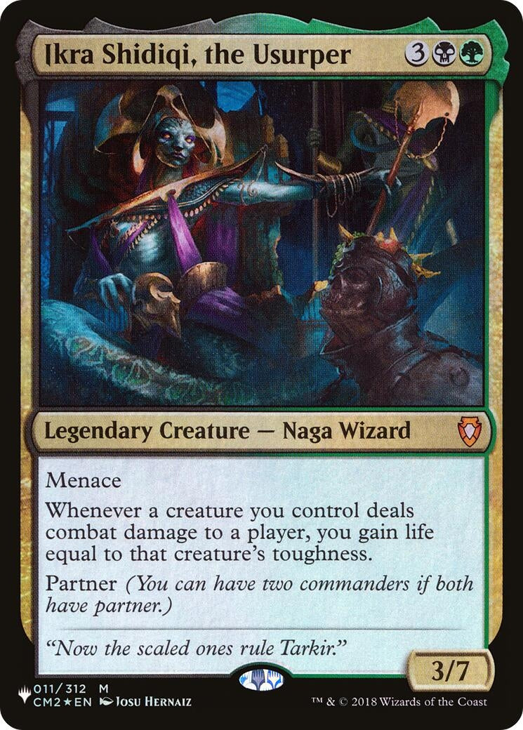Image for Ikra Shidiqi, the Usurper (011/312) (The List Reprints) - Magic: The Gathering