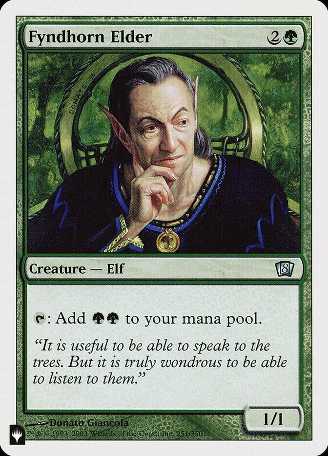 Image for Fyndhorn Elder (251/350) (The List Reprints) - Magic: The Gathering