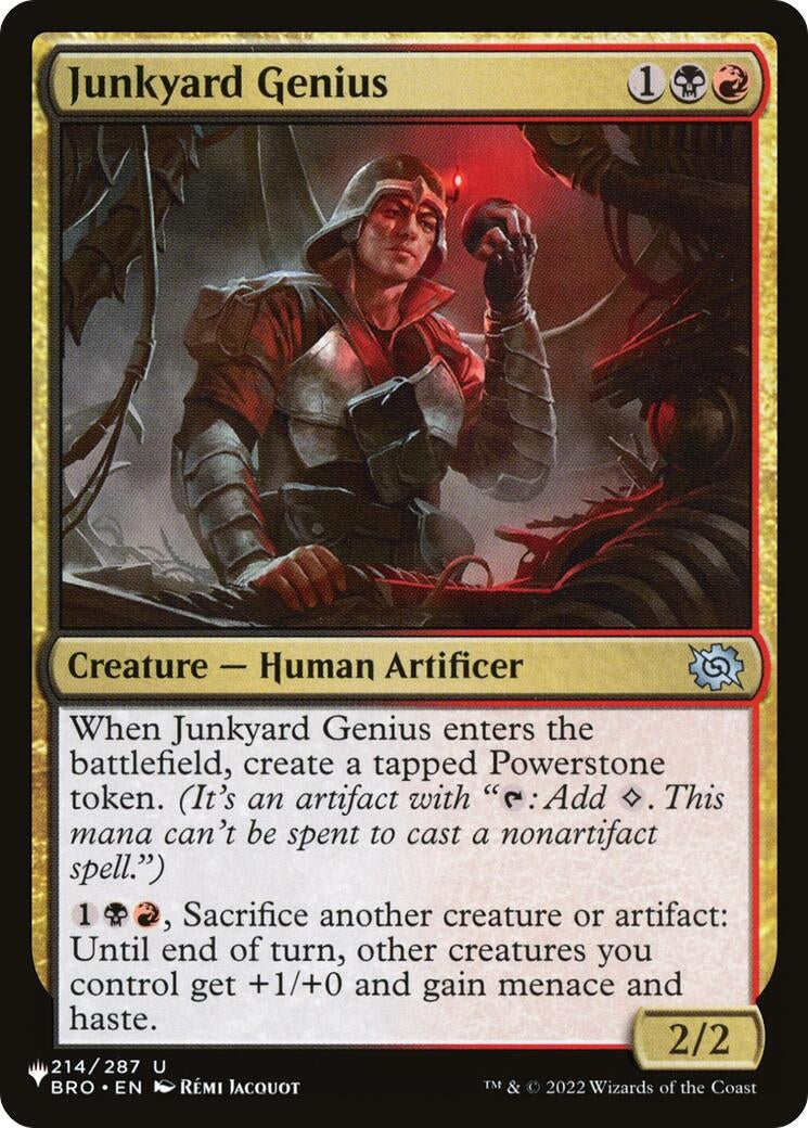 Image for Junkyard Genius (214/012) (The List Reprints) - Magic: The Gathering