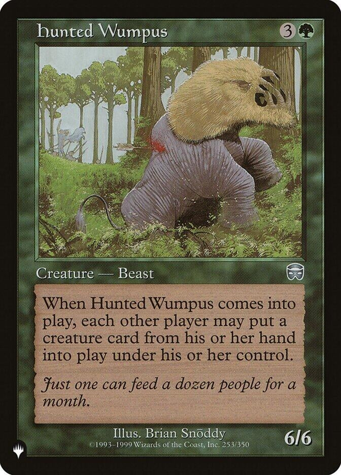 Image for Hunted Wumpus (253/350) (The List Reprints) - Magic: The Gathering