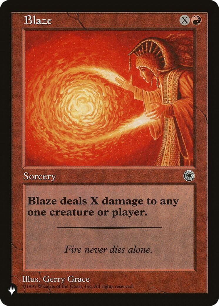 Image for Blaze (The List Reprints) - Magic: The Gathering