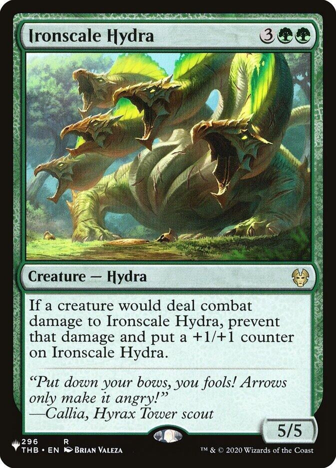 Image for Ironscale Hydra (296/254) (The List Reprints) - Magic: The Gathering
