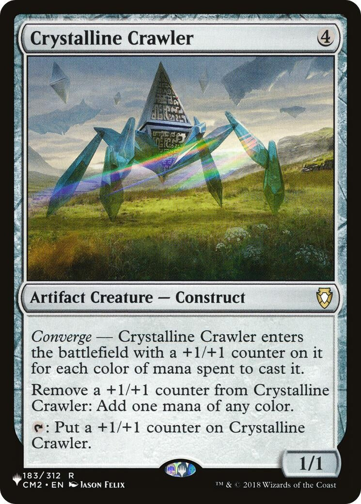 Image for Crystalline Crawler (183/312) (The List Reprints) - Magic: The Gathering