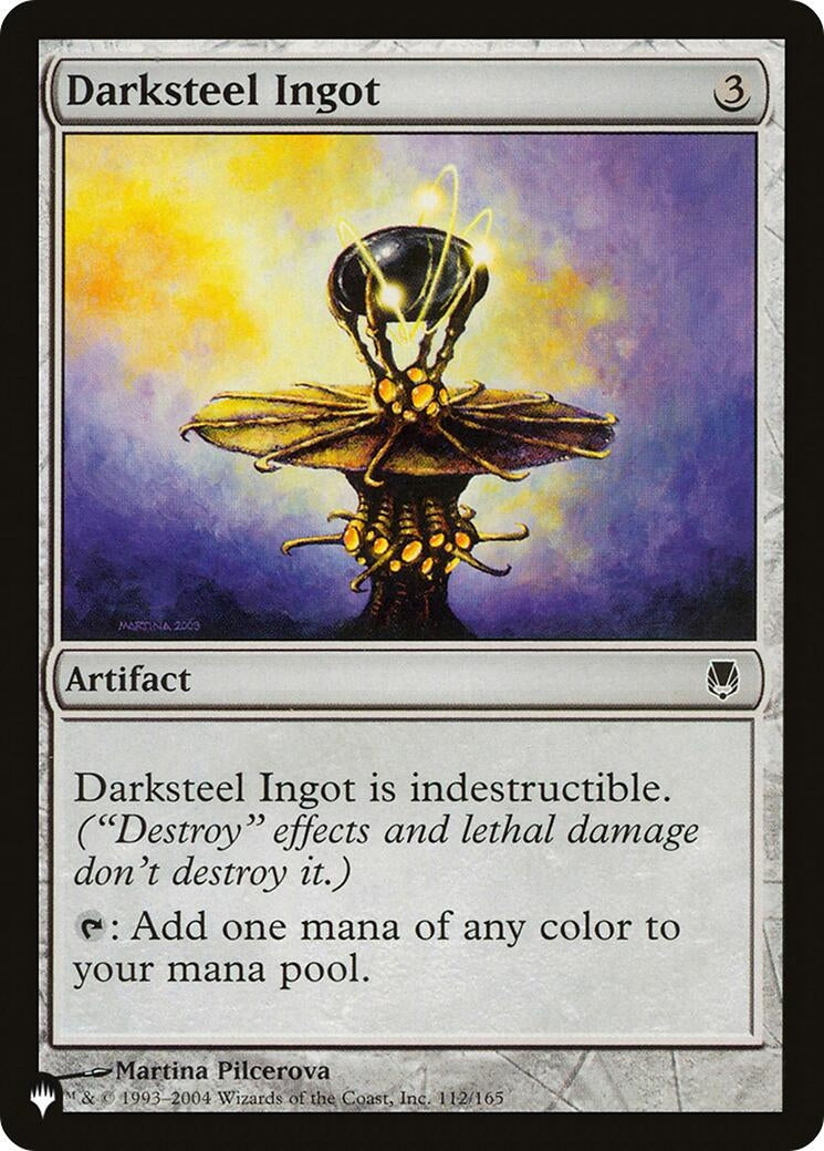 Image for Darksteel Ingot (112/165) (The List Reprints) - Magic: The Gathering