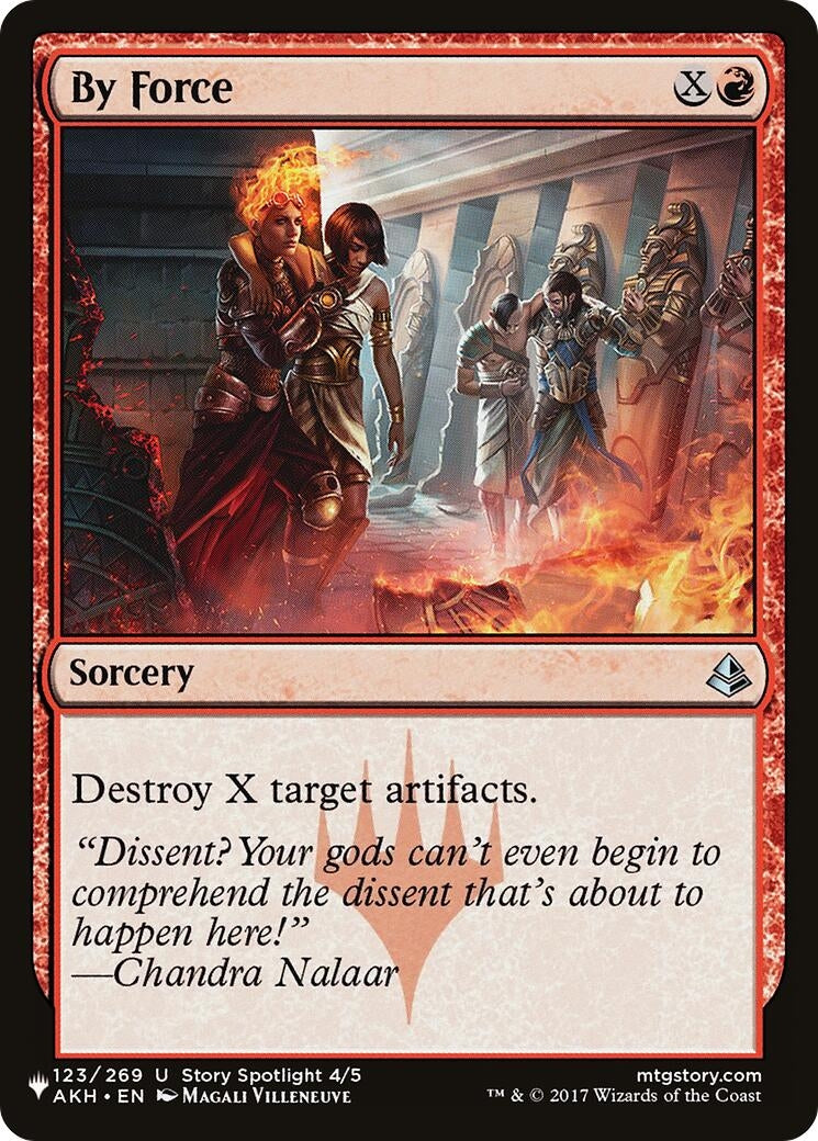 Image for By Force (123/269) (The List Reprints) - Magic: The Gathering