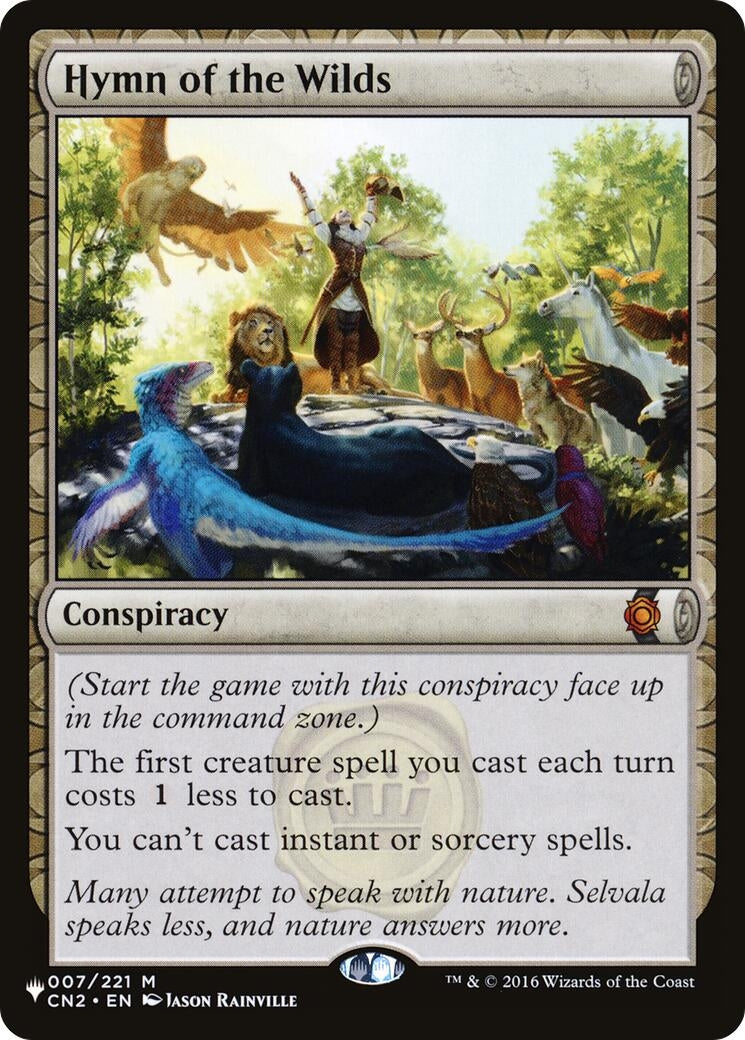 Image for Hymn of the Wilds (007/221) (The List Reprints) - Magic: The Gathering