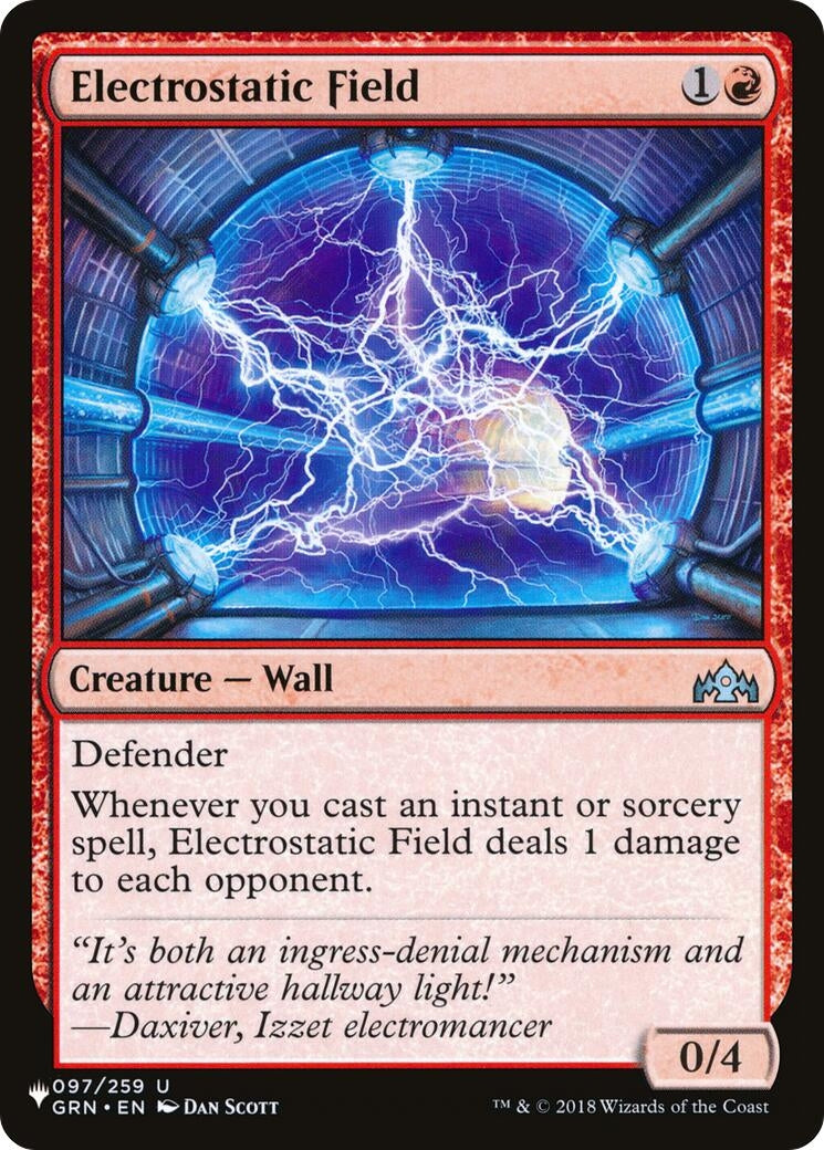 Image for Electrostatic Field (097/259) (The List Reprints) - Magic: The Gathering