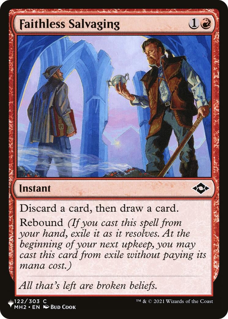 Image for Faithless Salvaging (122/303) (The List Reprints) - Magic: The Gathering