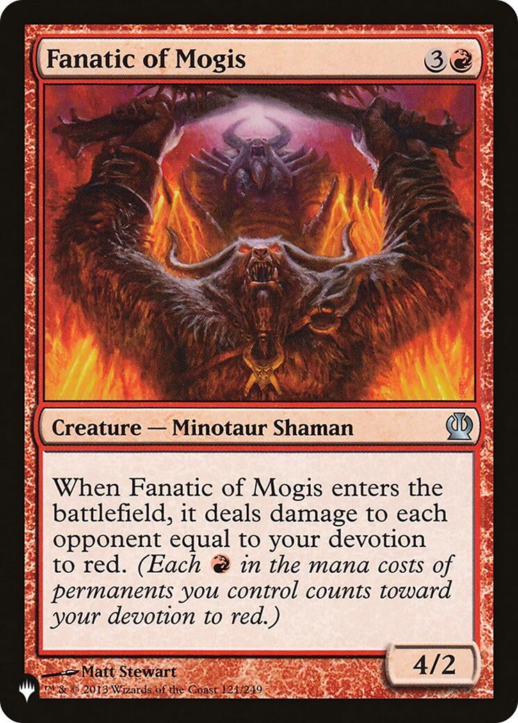 Image for Fanatic of Mogis (121/249) (The List Reprints) - Magic: The Gathering