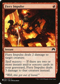 Image for Fiery Impulse (145/272) (The List Reprints) - Magic: The Gathering