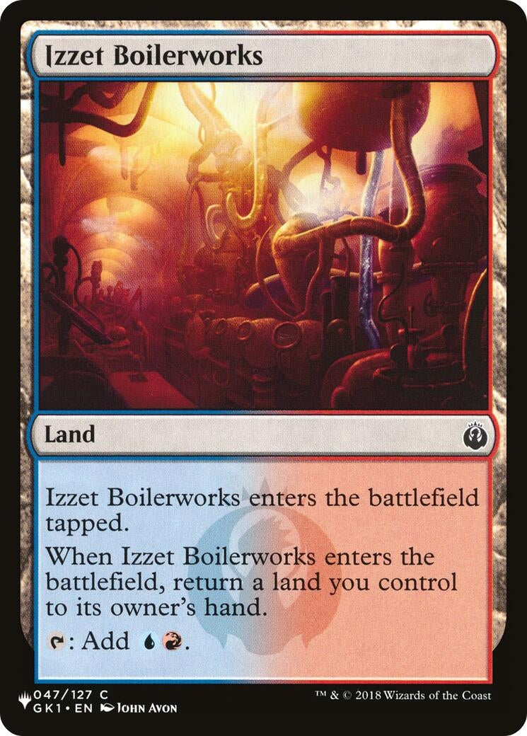 Image for Izzet Boilerworks (GK1) (047/127) (The List Reprints) - Magic: The Gathering