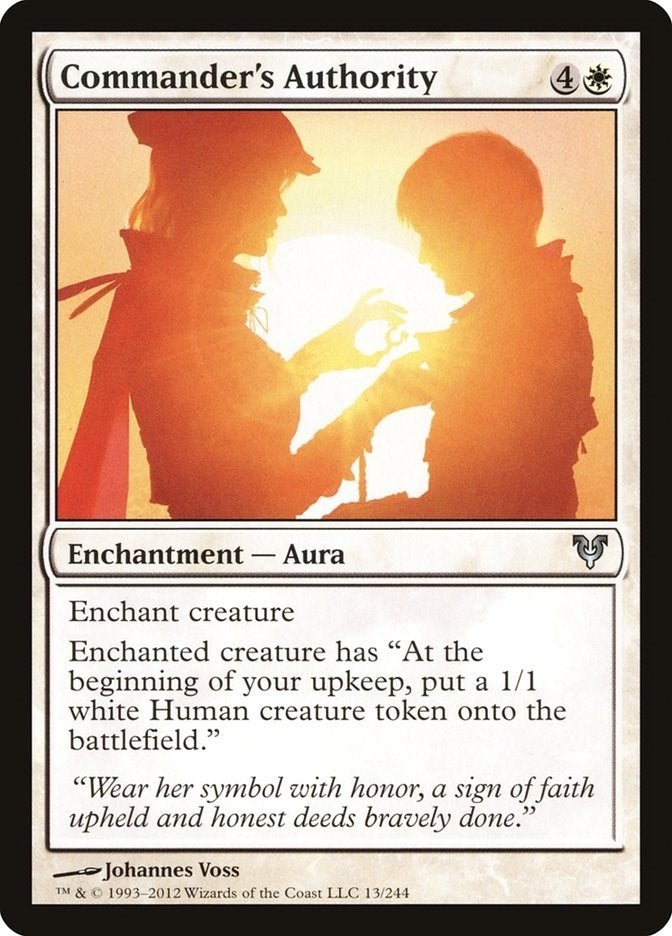 Image for Commander's Authority (13) (Avacyn Restored) - Magic: The Gathering
