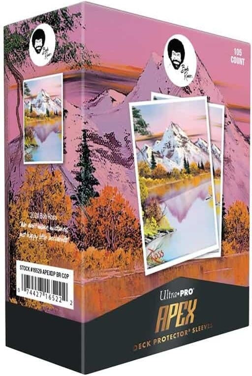 Image for Bob Ross APEX Deck Protector Sleeves - Mighty Mountain Lake (105-pack) - Card Sleeves