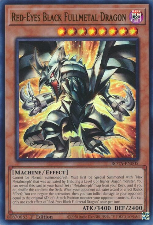 Image for Red-Eyes Black Fullmetal Dragon (ROTA-EN005) (ROTA) - YuGiOh
