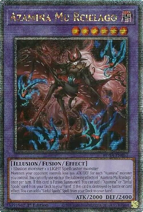 Image for Azamina Mu Rcielago (Quarter Century Secret Rare) (ROTA-EN031) (ROTA) - YuGiOh