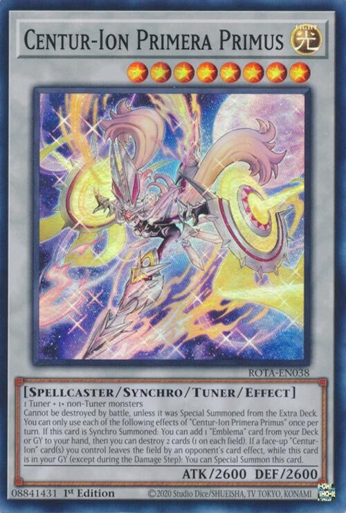 Image for Centur-Ion Primera Primus (ROTA-EN038) (ROTA) - YuGiOh