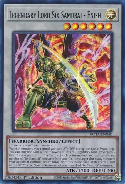 Image for Legendary Lord Six Samurai - Enishi (ROTA-EN040) (ROTA) - YuGiOh