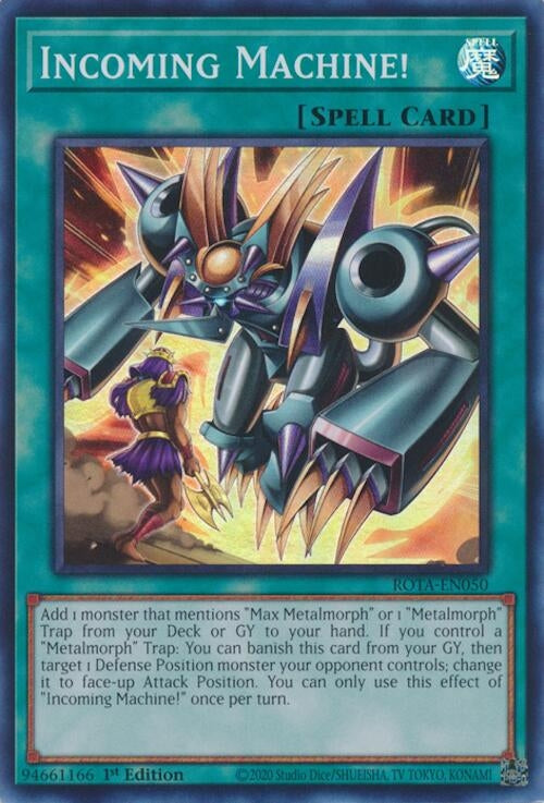 Image for Incoming Machine! (ROTA-EN050) (ROTA) - YuGiOh