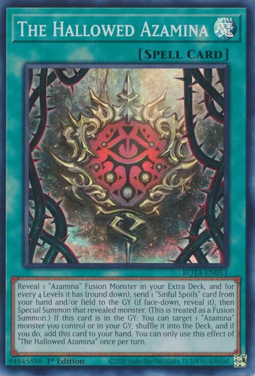 Image for The Hallowed Azamina (ROTA-EN053) (ROTA) - YuGiOh