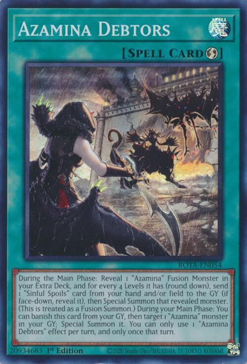 Image for Azamina Debtors (ROTA-EN054) (ROTA) - YuGiOh