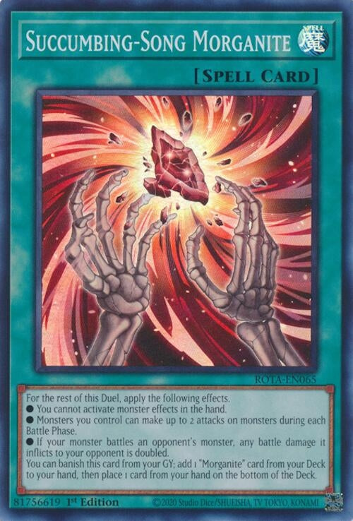 Image for Succumbing-Song Morganite (ROTA-EN065) (ROTA) - YuGiOh
