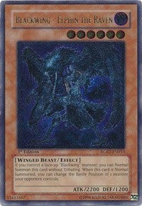 Image for Blackwing - Elphin the Raven (UTR) (RGBT-EN013) (RGBT) - YuGiOh