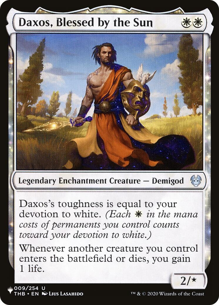 Image for Daxos, Blessed by the Sun (009/254) (The List Reprints) - Magic: The Gathering