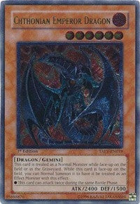 Image for Chthonian Emperor Dragon (UTR) (TAEV-EN019) (TAEV) - YuGiOh