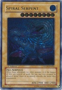 Image for Spiral Serpent (UTR) (STON-EN003) (STON) - YuGiOh