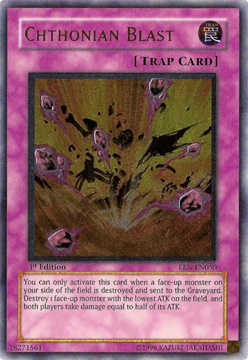 Image for Chthonian Blast (UTR) (EEN-EN050) (EEN) - YuGiOh