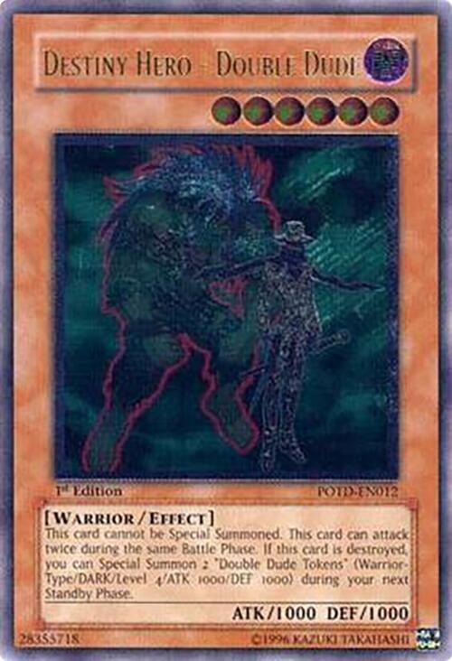 Image for Destiny Hero - Double Dude (UTR) (POTD-EN012) - YuGiOh