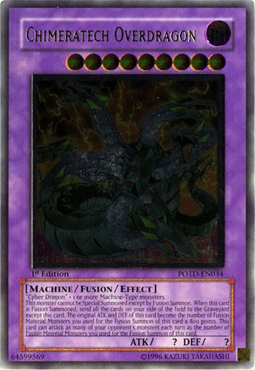 Image for Chimeratech Overdragon (UTR) (POTD-EN034) - YuGiOh