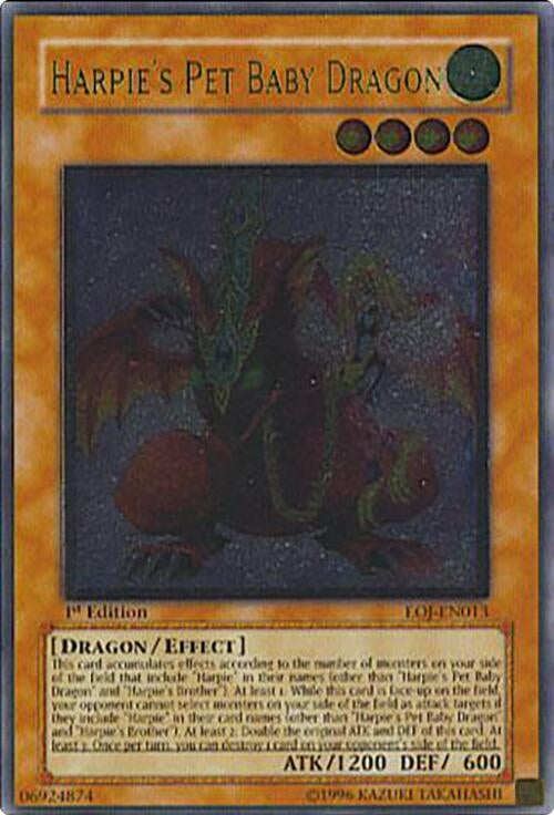 Image for Harpie's Pet Baby Dragon (UTR) (EOJ-EN013) (EOJ) - YuGiOh
