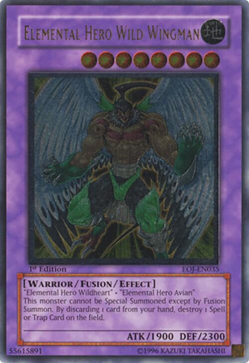 Image for Elemental Hero Wild Wingman (UTR) (EOJ-EN035) (EOJ) - YuGiOh
