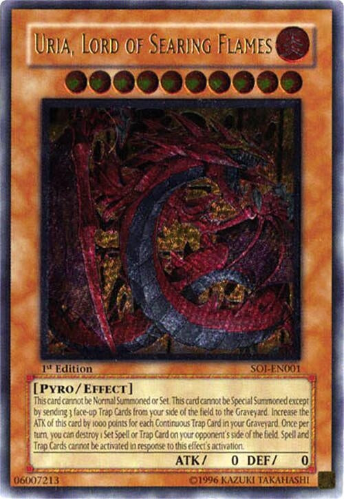 Image for Uria, Lord of Searing Flames (UTR) (SOI-EN001) (SOI) - YuGiOh