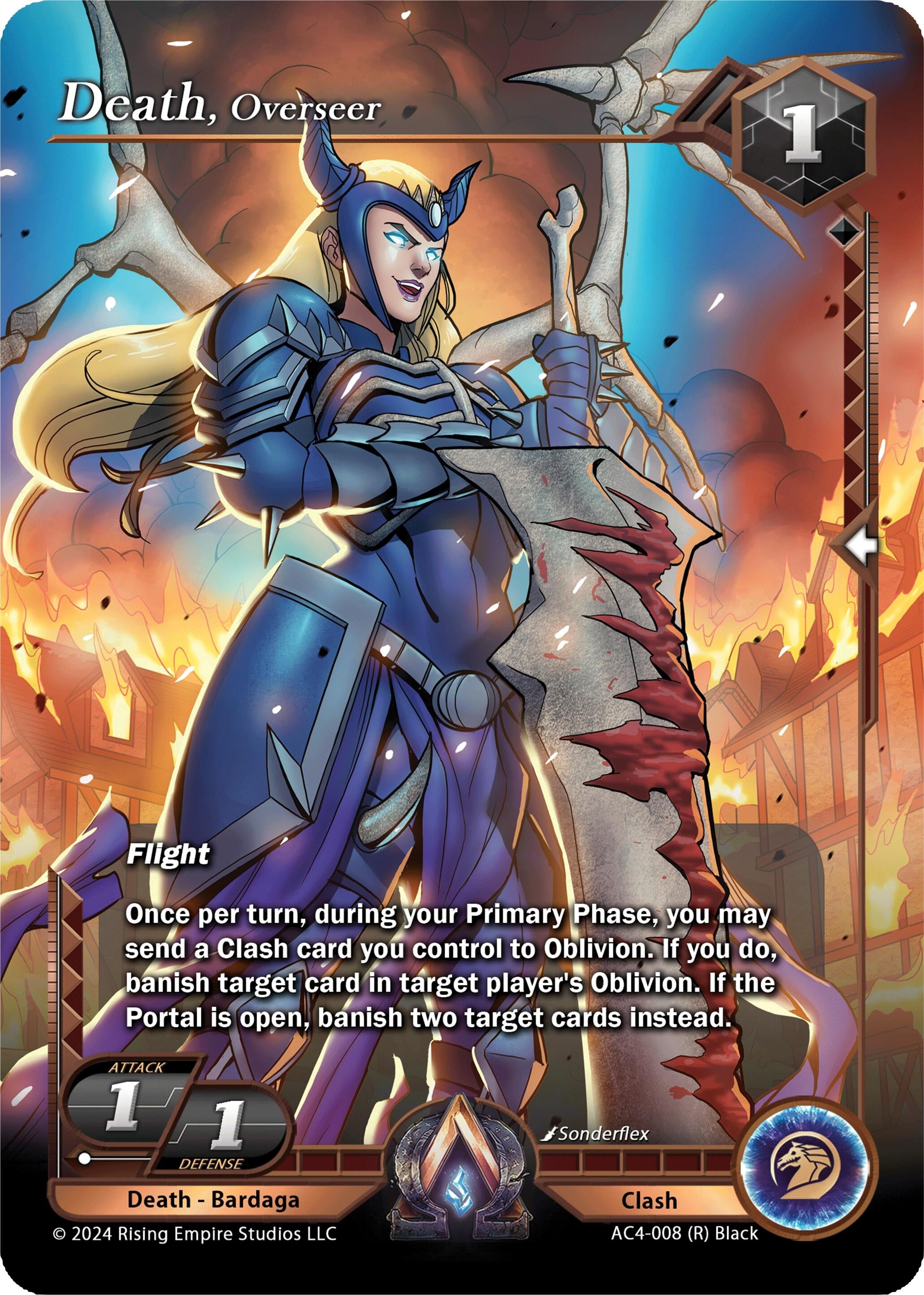 Image for Death, Overseer (AC4-008) (Genesis Returns) - Alpha Clash